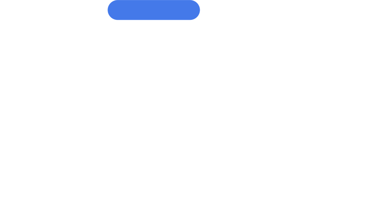 DeliverTrust Vertical logo, All white, blue dash, transparent